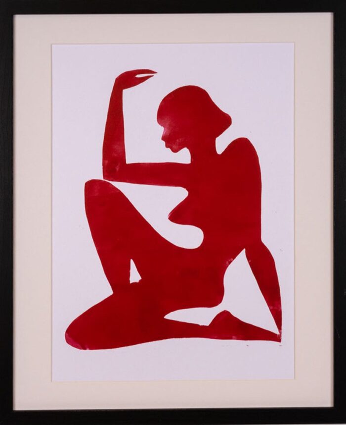 Linogravură „Gest”