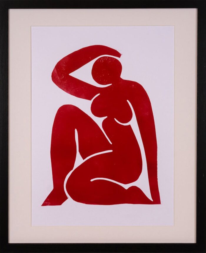 Linogravură „Odihnă”